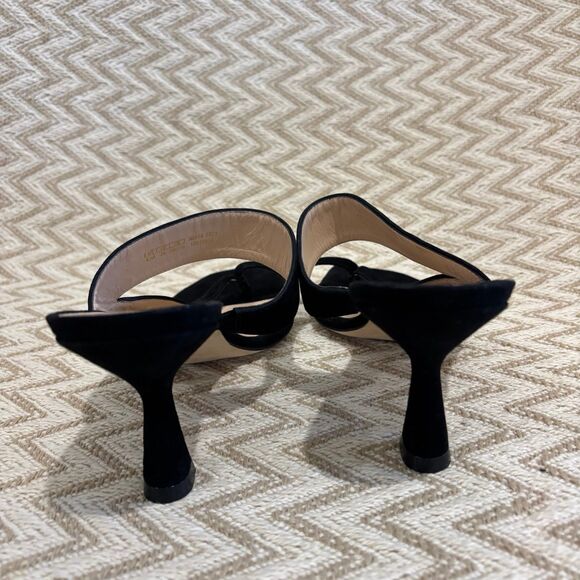 Stuart Weitzman Lyla 75 Sandals Black Suede - Picture 5 of 8